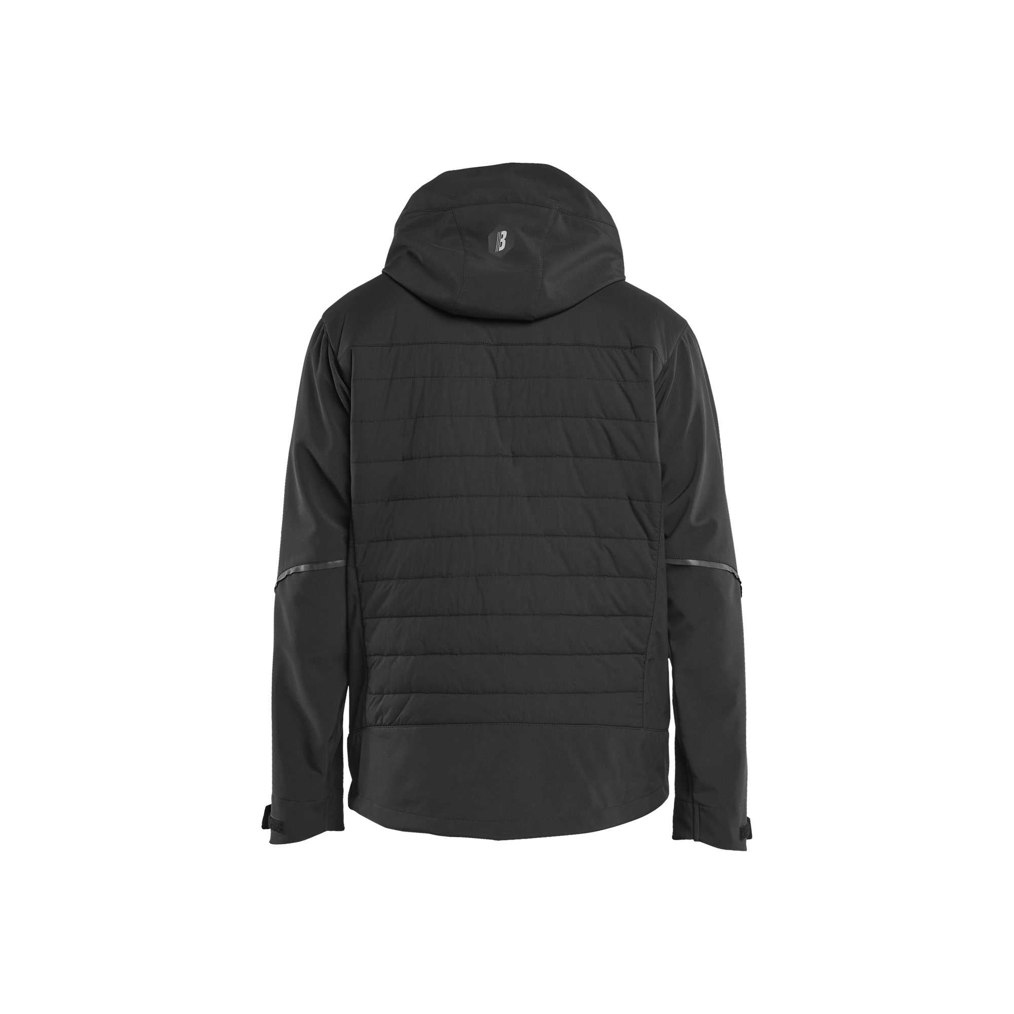 BLAKLADER 47432513 Hybrid Jacket Hi Vis Reflective Softshell Work Jacket MEN - Waterproof